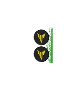 Yamaha Mt Uyumlu 3 Koruma Takozu İkili Damla Sticker