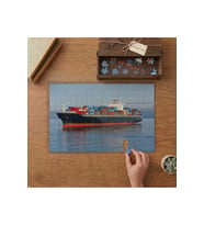 Büyük Kuru Yük Gemisi Tasarımı 240 parça Ahşap Puzzle Ahşap Kutuda MP08001