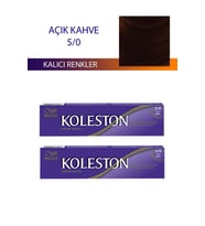2 Adet Single Tüp Boya Saç Boyası Açık Kahve 5/0
