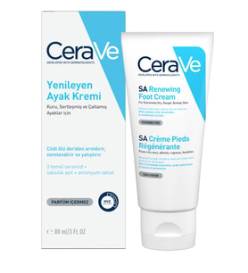 Cerave Yenileyen Ayak Kremi Kuru, Sertleşmiş ve Çatlamış Ayaklar 88 ml