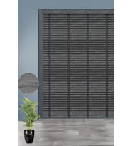 Bayeliss 627 Ahşap Desen Koyu Gri Polywood Jaluzi 