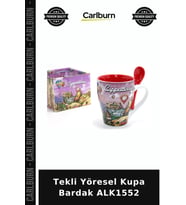Özel Üretim Hediyelik Mutfak Tasarım Sunum Tekli Yöresel Kupa Bardak ALK1552