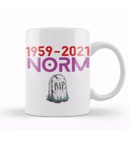 Comedian Norm Macdonald Rip Kupa Bardak Porselen