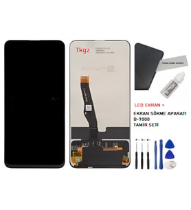 Tkgz Y9 Prime 2019 Uyumlu Lcd Ekran Dokunmatik Servis + B-7000 + TAMİR SETİ