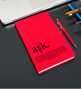 Kişiye Özel Deri Tasarım Defter TS40