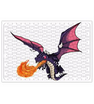 Clash of Clans Dragao Puzzle 240 Parça Yapboz
