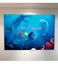 Kayıp Balık Nemo Temalı Doğum Günü Afişi Kişiye Özel Afiş