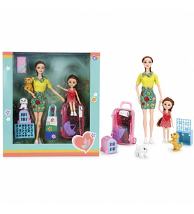 S00003046 BEBEK VE ANNESİ YOLCULUKTA 30CM