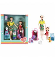 S00003046 BEBEK VE ANNESİ YOLCULUKTA 30CM