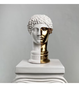 Hermes 'Gold Mail' Dekoratif Heykel, Pop Art Roma Yunan Heykelleri
