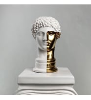 Hermes 'Gold Mail' Dekoratif Heykel, Pop Art Roma Yunan Heykelleri