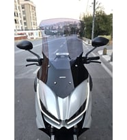 MOTOCAM RKS RZ 250 S Ön Cam 2022-2026 Model 68cm Füme Renkli 4mm UZUN