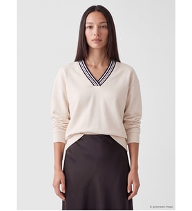 LCW EVERYDAY Ekru Oversize Soft Touch Kadın Sweatshirt
