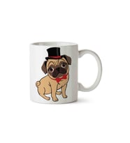 Pug Puppy Canidae Toy Dog Köpek Porselen Kupa Bardak
