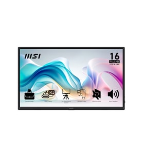 Msı 15.6 Pro Mp165 E6 1920X1080 (Fhd) 16:9 Flat Ips 60Hz 4Ms Portatıf Monıtor