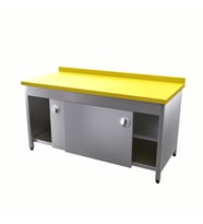 Vital  VCT-PD-127 Çalışma Tezgahı Polietilen Tablalı Dolaplı
