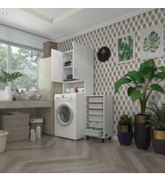 Kenzlife çamaşır makinesi dolabı sinemsepet byz 06 lı banyo arkalıksız kurutma bulaşık (Karışık)
