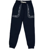 Çocuk Cepli Always Yazılı Paça Manşetli Eşofman Alt BGL-ST03873 (Lacivert)