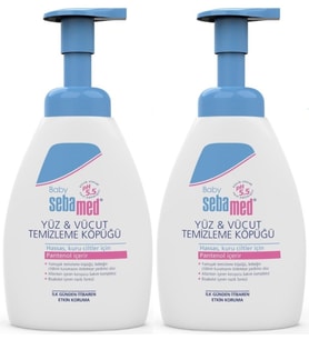 Sebamed Bebek Saç Yüz ve Vücut Köpüğü 400ML (pH 5.5 Yenidoğan Hassas Cilt) (2 Li Set)