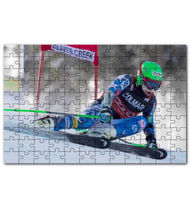 Cakapuzzle Ted Ligety Kayak Sporu, Puzzle Yapboz MDF (Ahşap) (120 Parça)