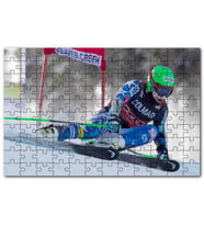 Cakapuzzle Ted Ligety Kayak Sporu, Puzzle Yapboz MDF (Ahşap) (120 Parça)