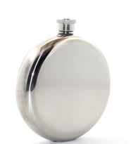 Paslanmaz Çelik Yuvarlak 8 Oz Tekli Matara Alk2677