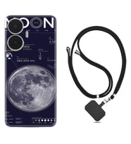 Realme C55 Kılıf Resimli Boyun Askılı İpli Desenli Silikon Moon info 1424