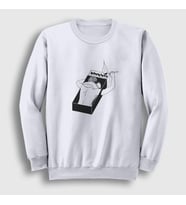 Presmono Unisex Beyaz Match Lovers Valentine's Day Sevgililer Günü Sweatshirt 285152tt (Beyaz)
