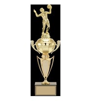ODAK KUPA - Figürlü Kupalar - Voleybol Kadın Figürlü Kupalar FG-068 C - 42 cm