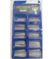 GOLD BEAUTY TAKMA TIRNAK 100LÜ GRİ