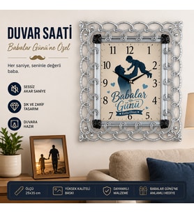 Dekorlu Saat resim baskılı-baskısız