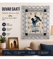 Dekorlu Saat resim baskılı-baskısız