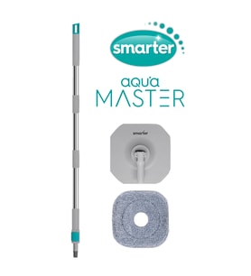 SMARTER AQUA MASTER OTOMATİK TEMİZLİK SETİ SAP+PLATE+MOP TEMİZ & KİRLİ SUYU AYIRMA ÖZELLİĞİ OTOMATİK TEMİZLİK SETİ MOP PASPAS
