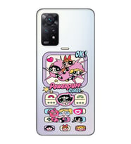 Redmi Note 11 Pro Uyumlu Powerpuff Girls Tasarımlı Şeffaf Telefon Kılıfı
