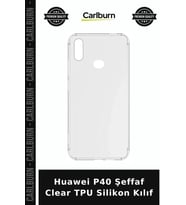 Huawei P40 Şeffaf Clear TPU Silikon Kılıf Cihaz Kılıfı Cep Kılıfları Arka Kapak
