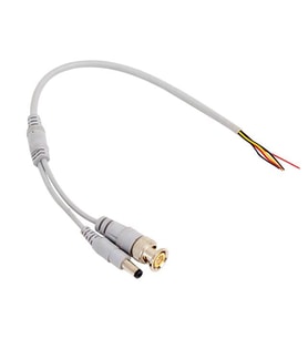 Powermaster PM-35 Erkek BNC + Power Jacklı 30Cm Güvenlik Kamera Kablosu