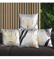 eJOYA Çiçek Tasarımlı 4'lü Yastık İçi Ve Kırlent Kılıfı 45cm 113772
