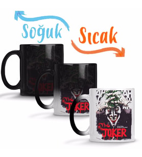 The Joker Sihirli Kupa Bardak Porselen