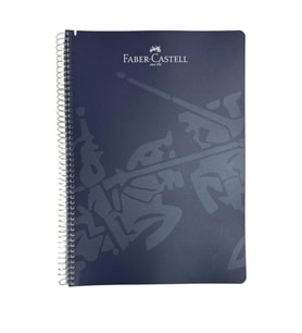 FABER CASTELL KLASİK PP KAPAK SPİRALLİ A4 100YP. ÇİZGİLİ DEFTER 5075 000499 - TEKLİ