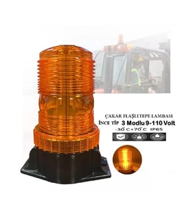 Tepe Çakar Lamba 3 Modlu 9-110 Volt