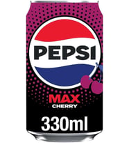 Pepsi Max Cherry No Sugar - Kiraz ve Kola Aromalı Şekersiz Gazlı İçecek