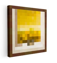 Kare Kanvas Tablo Wasteland Piksel Minecraft Tablosu Ev Ofis Salon Duvar Dekoru