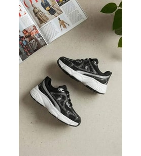 Elit YSFLT329 Kadın Klasik Sneaker Siyah - Beyaz