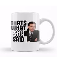 The Office That's What She Said Kupa Bardak Porselen