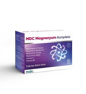 MDC Magnezyum Kompleks 30 Efervesan Saşe (Pembe)