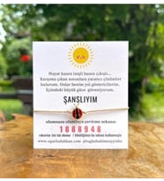 Şanslıyım Sekans Bileklik  Hatırlatıcı Magnet