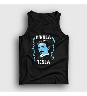 Presmono Unisex Siyah Electricity Scientist Nikola Tesla Atlet 332378tt