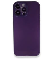 iPhone 14 Pro Max Kılıf PP Ultra İnce Kapak - Mor