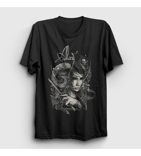 Presmono Unisex Siyah Myth Metal Alcest T-Shirt 523508tt