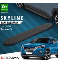 S-Dizayn Hyundai Tucson 3 Skyline Siyah Yan Basamak 173 Cm 2015-2020 A+ Kalite